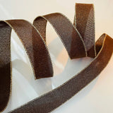 S & C Ribbons Christmas Winter Ribbon Copy of 1.5" x 10 yds White Satin With Red Glitter Snowflakes, Wired Christmas Ribbon