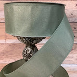 S & C Ribbons Christmas Winter Ribbon Copy of 2.5" x 10 yds Scarlet Red Semi Sheer Ribbon, Wired Christmas Ribbon