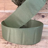 S & C Ribbons Christmas Winter Ribbon Copy of 2.5" x 10 yds Scarlet Red Semi Sheer Ribbon, Wired Christmas Ribbon