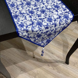 d.stevens Table Runner d.stevens Chinoiserie Table Runner 13" X 72" Cobalt Blue & White Matches the Chinoiserie Ribbon