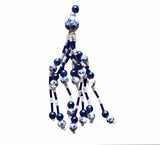 d.stevens Table Runner d.stevens Chinoiserie Table Runner 13" X 72" Cobalt Blue & White Matches the Chinoiserie Ribbon