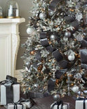 d.stevens Velvet Copy of d.stevens 2.5" Black Velvet Ribbon with Gold Edges & Back -10 Yards