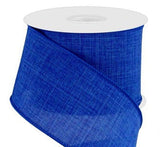 Perpetual Ribbons Solids 2.5" Royal Blue Canvas Ribbon - 10 Yards