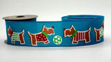 PerpetualRibbons Animals 2.5 inch RARE Wired Turquoise Ribbon - 10 yards 2.5 inch RARE Wired Turquoise Ribbon | Perpetual Ribbons
