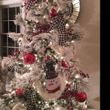 PerpetualRibbons Checks 2.5" DOUBLE SIDED Black & White Buffalo Check Wired Ribbon - 10 Yards 10 Yards Wired Check Ribbon | Perpetual Ribbons