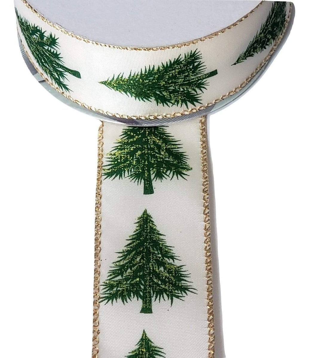 Reliant Ribbon - 93218W-030-40F, Birch Tree Bark Forest Wired Edge Ribbon White 2 1 2 Inch 10 Yards Be582ccf A856 4c97 945d 58654ecb91d0.de363aa731b4d74b2b10730910bdcaed