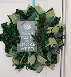 PerpetualRibbons Floral 2.5 inch Wired Black Canvas Urban Leaf Ribbon - 10 Yards