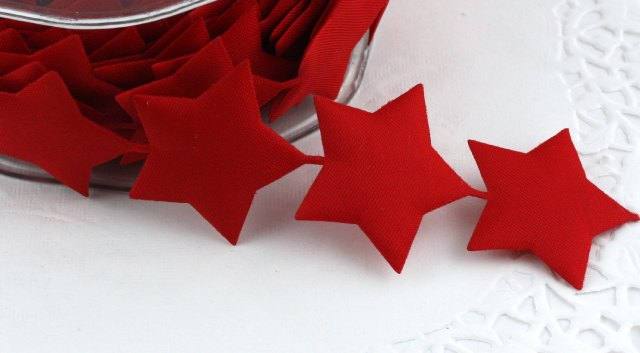  Topenca Supplies Red and White Satin Ribbon - Super
