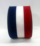 PerpetualRibbons Patriotic Ribbon 2.5 2.5 or 4 inch Wired Patriotic Ribbon - 5 Yards