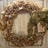 PerpetualRibbons Solids 1.5" & 2.5" Moss Green Canvas Ribbon - 10 Yards