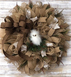 PerpetualRibbons Solids 1.5 inch Wired Tight Woven Burlap Ribbon - 5 Yards