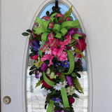 PerpetualRibbons Solids 1.5" or 2.5" Lime Green Crisp Linen Ribbon - 10 Yards