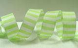 PerpetualRibbons Stripes 1.5 inch Satin Spring / Summer Striped Ribbon - 5 Yards