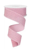 Expressions / RG Ribbon Pale Pink Glitter Ribbon - 1.5" or 2.5" x 10 Yds - Glitter Wedding, Craft, Home Decor Ribbon Pale Pink Glitter Ribbon - 1.5" or 2.5" x 10 Yds - Glitter Wedding, Craft, Home Decor Ribbon