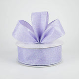 Expressions / RG Ribbon Spring 1.5" 1.5" or 2.5" x 10 yds Lavender Iridescent Glitter Satin Ribbon 1.5" or 2.5" x 10 yds Lavender Iridescent Glitter Satin Ribbon