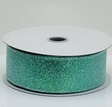 Jascotina 1.5" Light Aqua Glitter Ribbon - 1.5" or 2.5" x 10 yds - Spring Glitter - Wedding Glitter Ribbon Light Aqua Glitter Ribbon - 1.5" or 2.5" x 10 yds - Spring Glitter - Wedding Glitter Ribbon