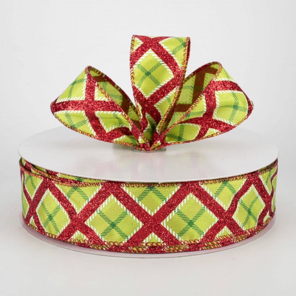 2.5 x 10 yds Shimmering Sage Ribbon, Wired Christmas Ribbon – Perpetual  Ribbons