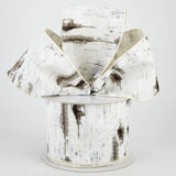 Jascotina Christmas Winter Ribbon 10 Yards 1.5" or 2.5" Wired Birch Bark Ribbon - Christmas Wood Ribbon 10 Yards 1.5" or 2.5" Wired Birch Bark Ribbon - Christmas Wood Ribbon