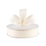Jascotina Solids 1.5 Cream Canvas Ribbon –  1.5" or 2.5" x 10 Yds - Ribbon for Wreaths, Bows and Home Decor Cream Canvas Ribbon –  1.5" or 2.5" x 10 Yds - Ribbon for Wreaths, Bows and Home Decor