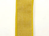 Jascotina Solids 1.5" Dark Yellow Canvas Ribbon – 1.5" or 2.5" x 10 Yds - Ribbon for Wreaths, Bows and Home Decor Dark Yellow Canvas Ribbon – 1.5" or 2.5" x 10 Yds - Ribbon for Wreaths, Bows and Home Decor