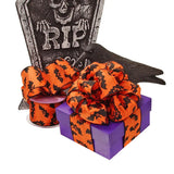 Lion Halloween Halloween Bat Ribbon 2.5" x 10 yds Orange Ribbon with Black Bats Halloween Bat Ribbon 2.5" x 10 yds Orange Ribbon with Black Bats