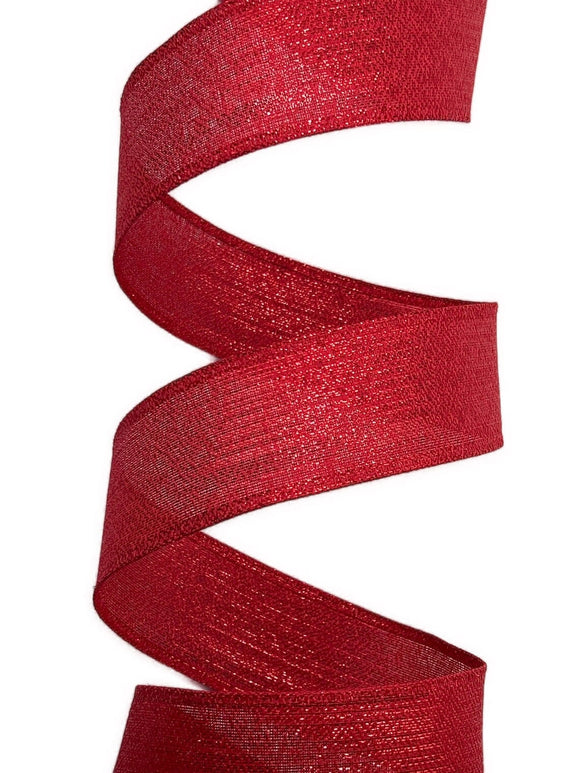 1/2 Scarlet Red Silk Ribbon