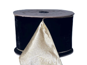 Black Silk Velvet Ribbon ( 4 Widths to choose from) – Prism Fabrics & Crafts