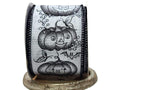 PaperMart Halloween 2.5 inch Cheery Black & White Jack 'O Lanterns & Pumpkins - 10 Yards