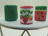 Perpetual Ribbons Ribbon Kits Strawberry Watermelon Kit Various Spring Ribbon Kits - Color Coordinated Ribbon Sets - Ready To Use Home Decor Ribbon Kits (USE DROP DOWN MENU TO ORDER)