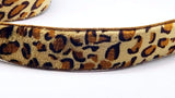 PerpetualRibbons Animals Cheetah 2.5 inch Wired Animal Print Faux Fur Ribbon - 5 Yards / 4 Different Options Wired Animal Print Faux Fur Ribbon | Perpetual Ribbon