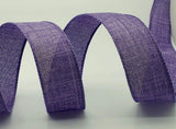 PerpetualRibbons Solids 1.5 1.5 or 2.5 inch Lavender Canvas Ribbon - 10 Yards